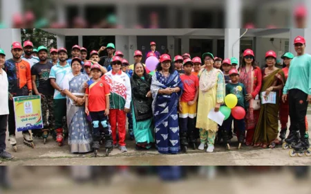BWSA Organizes Festive Rally for Youth Festival 2025