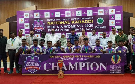 Bogra Clinches Both Men’s and Women’s Titles in Padma Zone Kabaddi Final