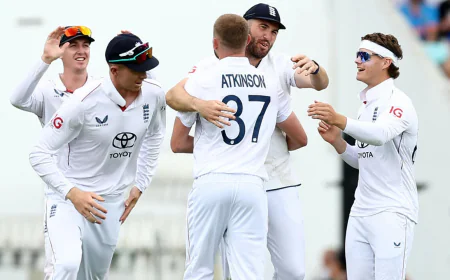 India Collapse in Series-Decider as Atkinson Hauls Five in Oval Thriller