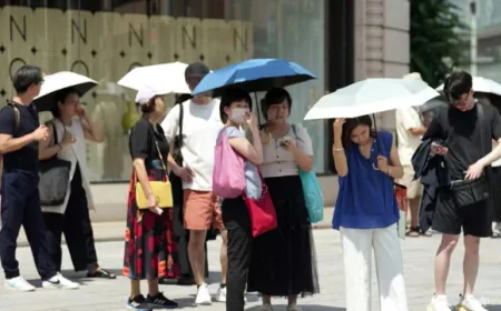 Japan Endures Hottest July Ever Recorded