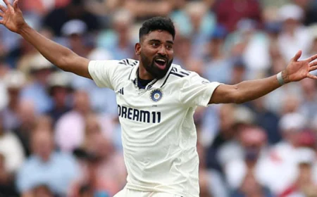 Krishna and Siraj Dominate as India Stun England in Series Finale