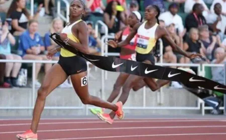 Jefferson-Wooden & Bednarek Sprint to US Trials 100 m Crowns