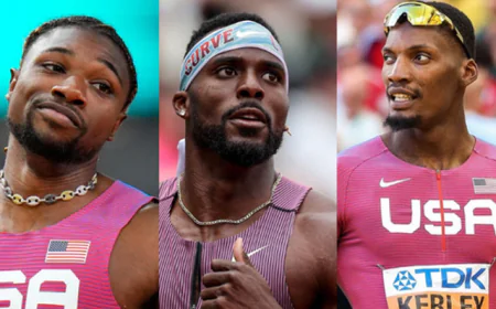 Bednarek Blasts to US 100m Title in 9.79, Coleman Misses Worlds Cut