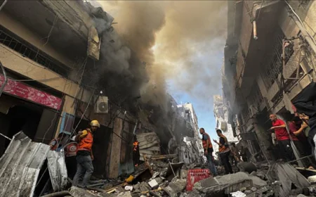 22 Killed in Gaza Amid Israeli Strikes, Says Civil Defence