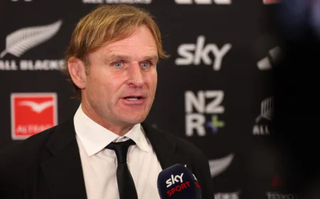 Scott Robertson Hands First All Blacks Call-Up to Simon Parker