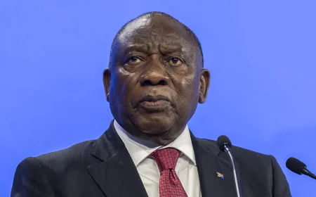 South African President Criticizes ‘Very Punitive’ U.S. Tariffs