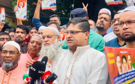 Mostofa Joglul Pasha Papel Calls for Peace, Unity in Dhaka-14