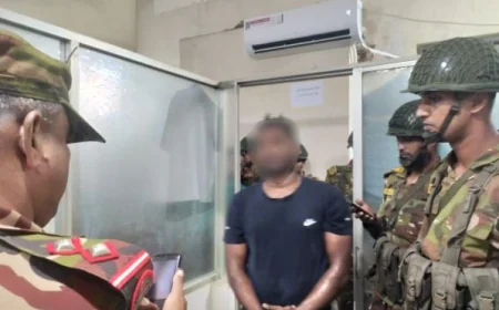 Listed Criminal Arrested with Weapons in Khulna