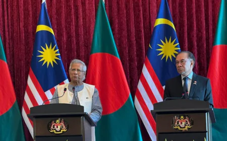 Bangladesh, Malaysia Sign Five MoUs and Three Notes