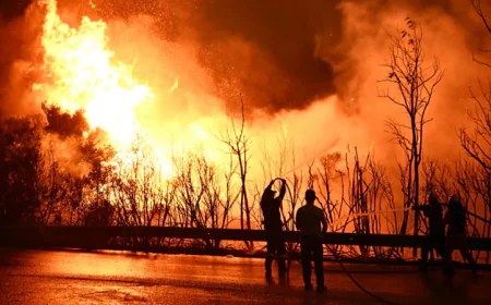 Thousands Fight Greece Wildfires Amid Europe Heatwave