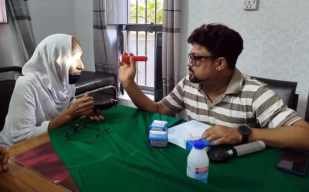 Free Eye Care Camp Organized in Narail