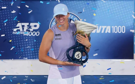 Swiatek Defeats Paolini to Win WTA Cincinnati Open Title