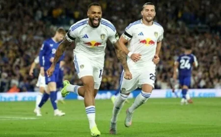 Leeds Defeat Everton to Secure Perfect Start on Premier League Return