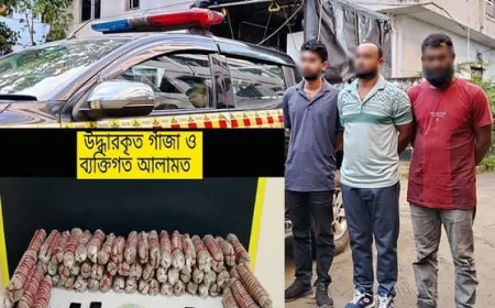 RAB Nabs 3 Drug Peddlers, Recovers 35 Kilos of Ganja