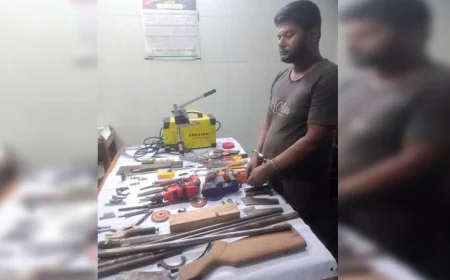 Illegal Arms Factory Busted in Pabna, 2 Detained