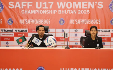 Bangladesh Take on Bhutan in SAFF U-17 Opener Today