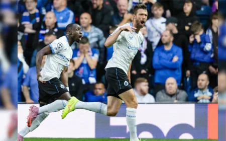 Rangers’ Champions League Hopes Dashed After Brugge Defeat