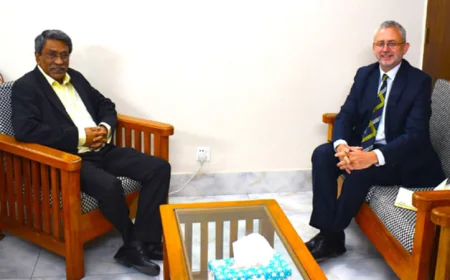 EU Ambassador Miller Meets Professor Ali Riaz