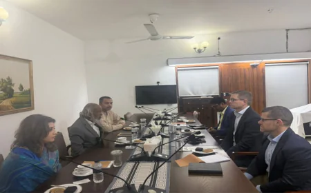 EU Ambassador Miller Holds Meeting with Professor Ali Riaz