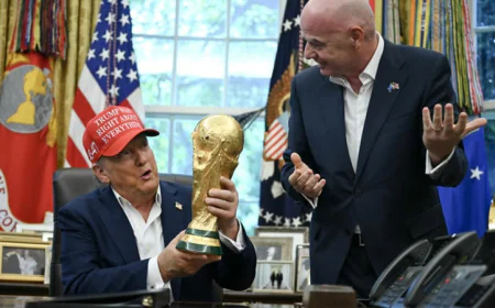 Trump says 2026 World Cup draw to be held in December in Washington