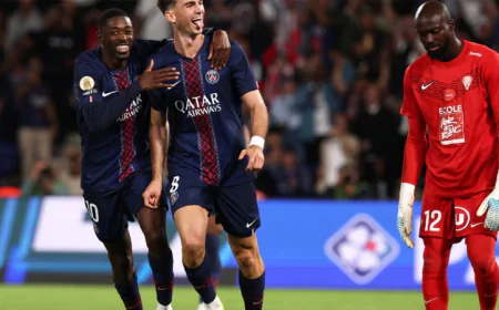 Ruiz strike secures narrow PSG win over Angers in Ligue 1