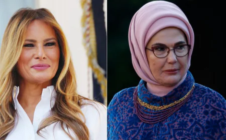 Erdogan’s wife urges Melania Trump to speak up for Gaza’s children