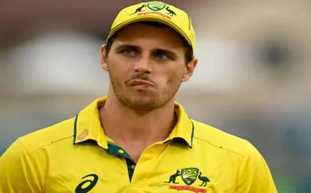 Australia’s Lance Morris Sidelined for a Year with Back Injury