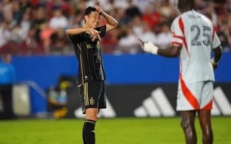 Son nets debut MLS goal in LAFC’s 1-1 draw with Dallas