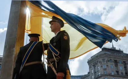 Ukraine Marks Independence Day Amid Drone Strikes on Russia