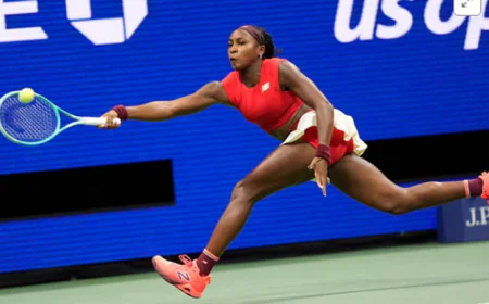 Gauff fights her way into US Open second round