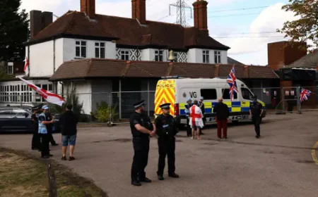 Three Arrested Following UK Migrant Hotel Appeals Court Ruling