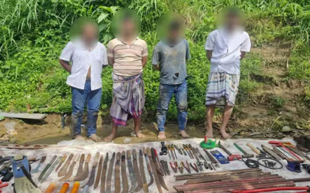 Illegal Arms Factory Busted in Chattogram, 4 Arrested