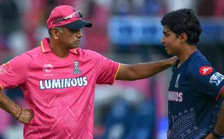 Dravid Steps Down as Rajasthan Royals Head Coach in IPL