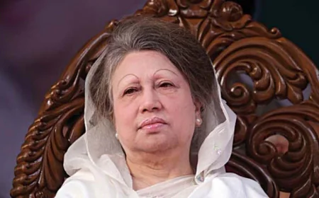 Khaleda Zia Checks on Nur’s Health