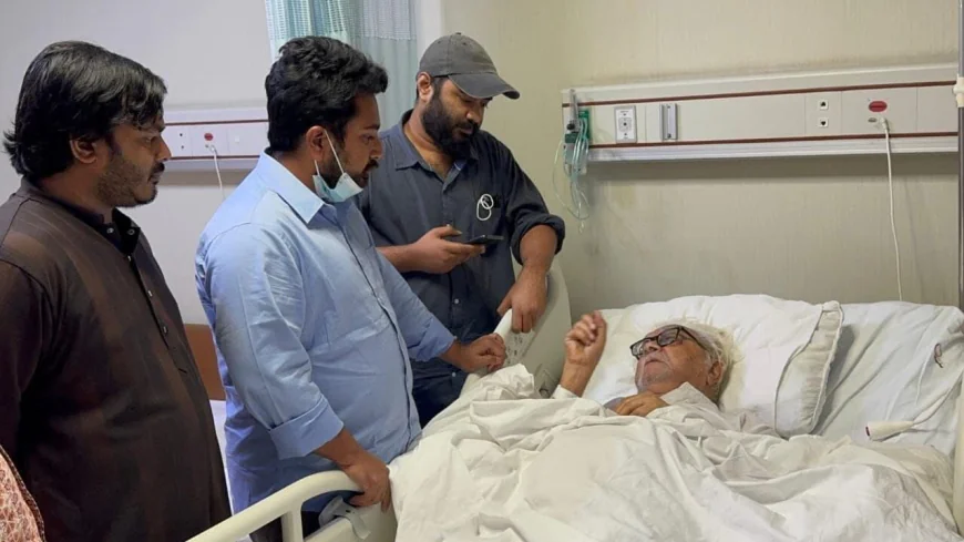 Nahid Islam Visits Ailing Badruddin Umar, Inquires About His Health