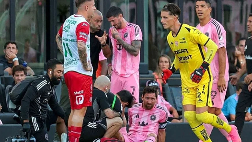 Messi Leaves Leagues Cup Match Early with Injury in 11th Minute