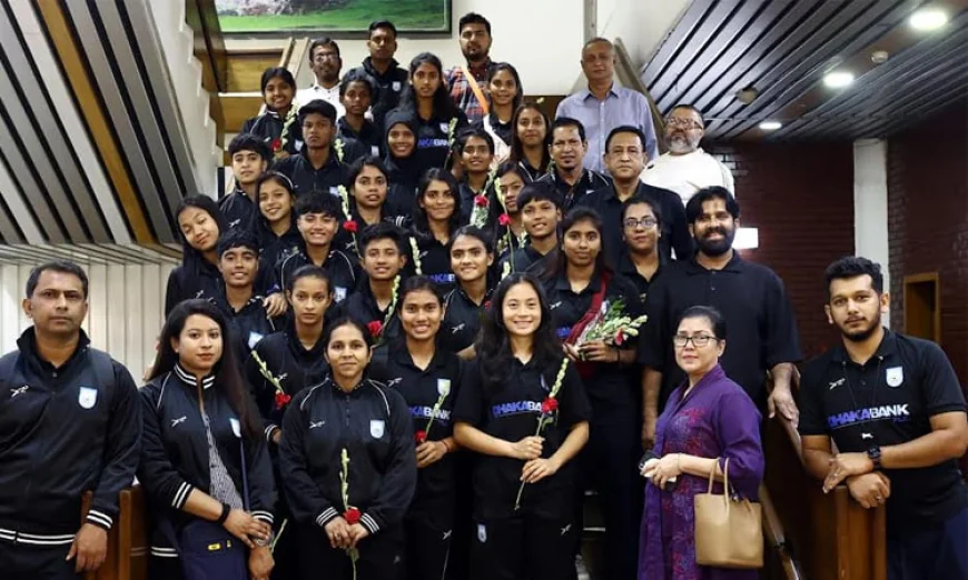 U-20 Women’s Football Team Returns Home After Tournament