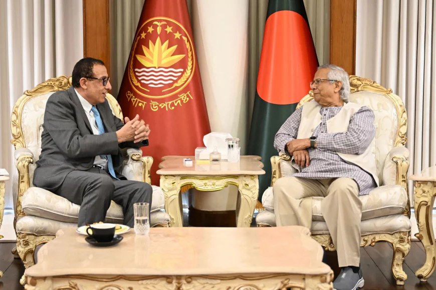 Palestinian Envoy Pays Courtesy Call on Chief Adviser