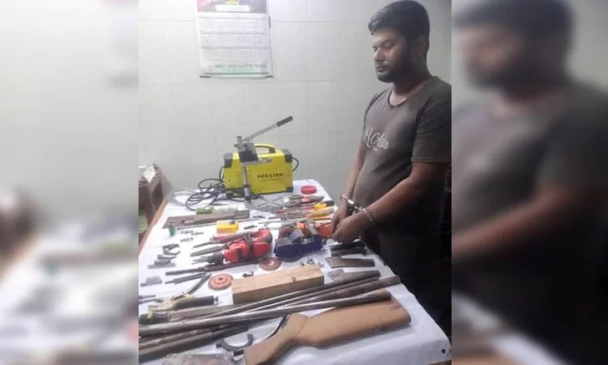 Illegal Arms Factory Busted in Pabna, 2 Detained