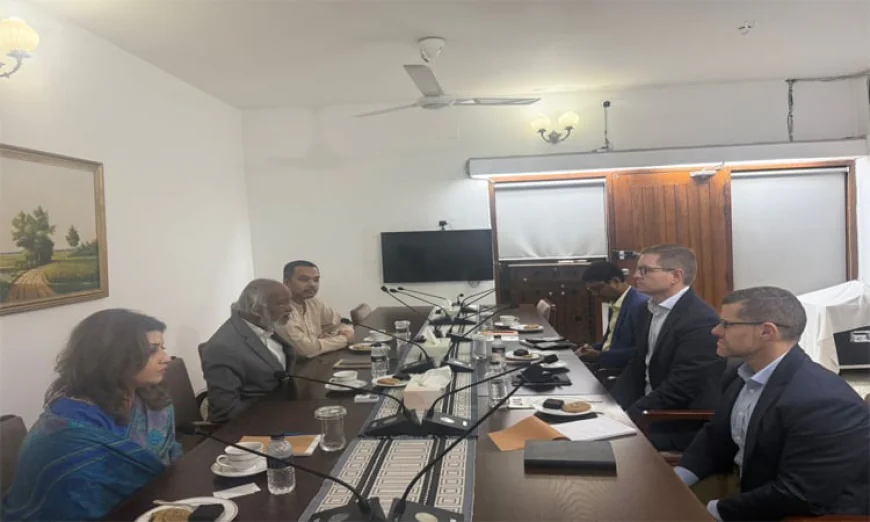 EU Ambassador Miller Holds Meeting with Professor Ali Riaz