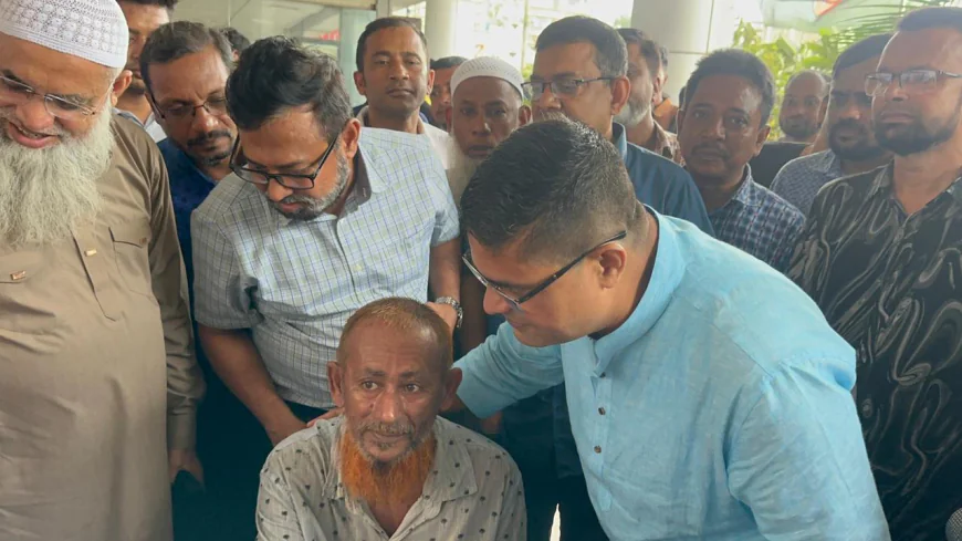 Free medical camp and medicine distribution inaugurated for helpless people deprived of medical treatment in Gabtoli