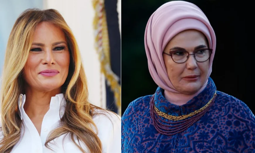 Erdogan’s wife urges Melania Trump to speak up for Gaza’s children
