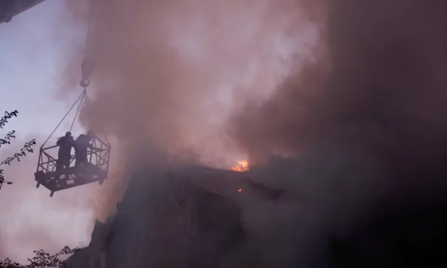 Russian Strikes Damage EU Mission in Kyiv