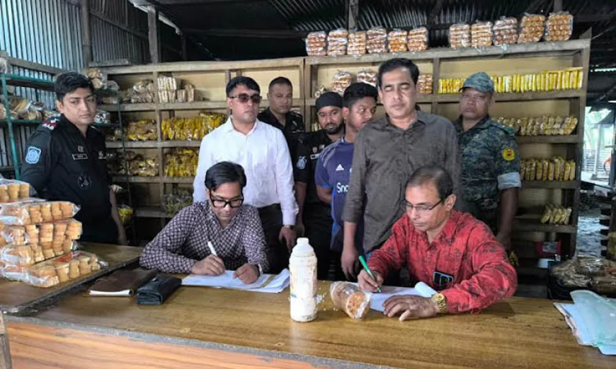 Four Unauthorized Food Companies Fined Tk 5 Lakh in Kishoreganj