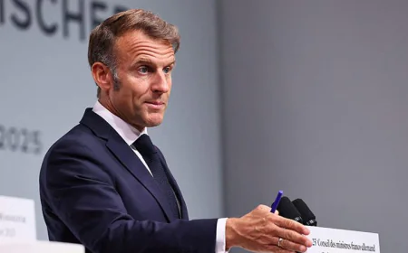 Macron: Israeli ‘Annexation’ Won’t Stop Drive for Palestinian State Recognition