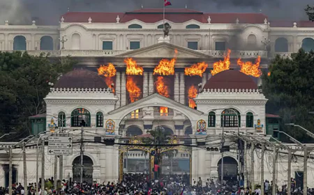 Protesters in Nepal Set Parliament on Fire as PM Resigns