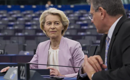 EU Chief to Defend Trump Trade Deal in Parliament