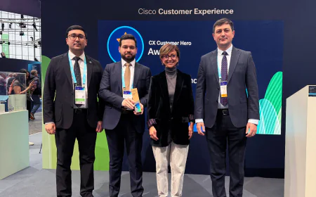 COP29 Azerbaijan IT Team Honored with Prestigious Cisco Sustainability Award