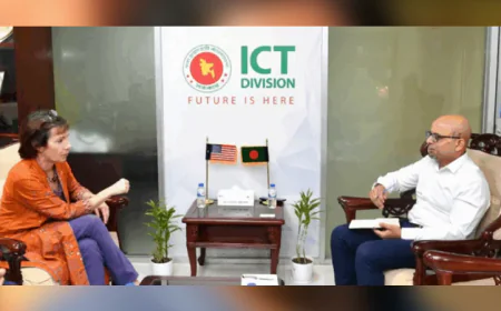 US Chargé d’Affaires meets Bangladesh ICT Ministry Special Assistant