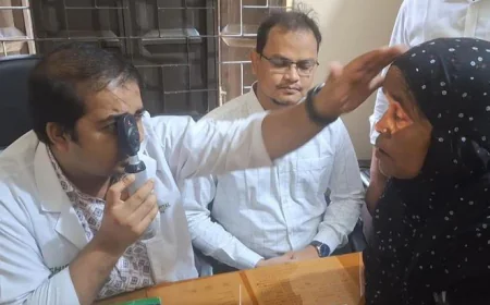 600 Eye Patients Receive Treatment in Joypurhat